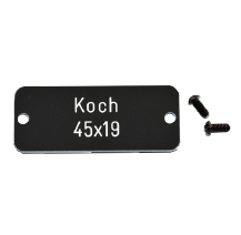 Koch Klingelschild 45 x 19mm